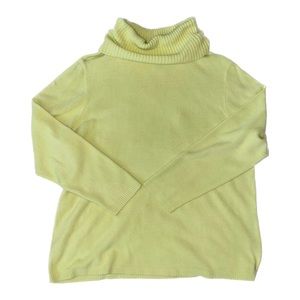 Lime Turtle Neck Sweater Top